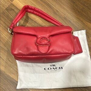 Coach Vibrant Red Shoulder Bag